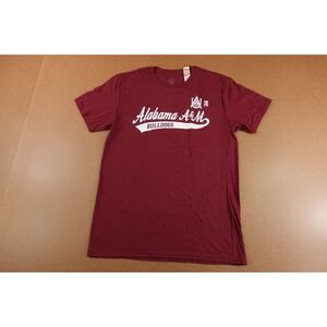 Alabama A&M Bulldogs J2 Sport Men's Size Medium Maroon Short Sleeve T-Shirt NWT